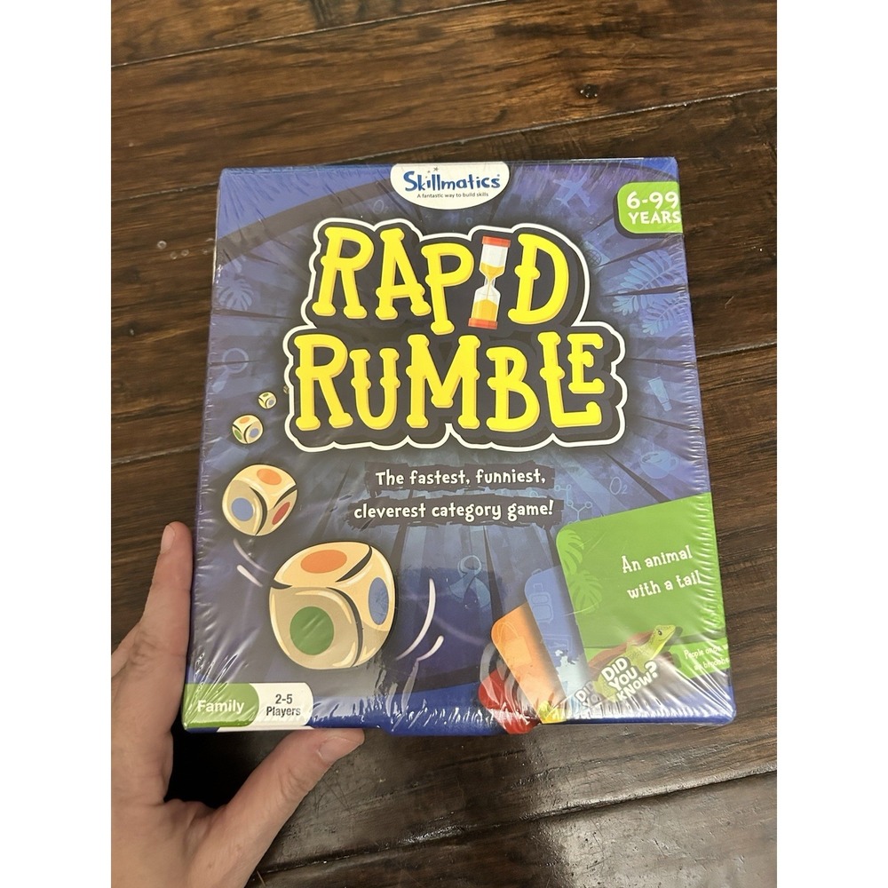 Skillmatics Rapid Rumble Game  2-5 Players 6-99 Years Brand New Sealed